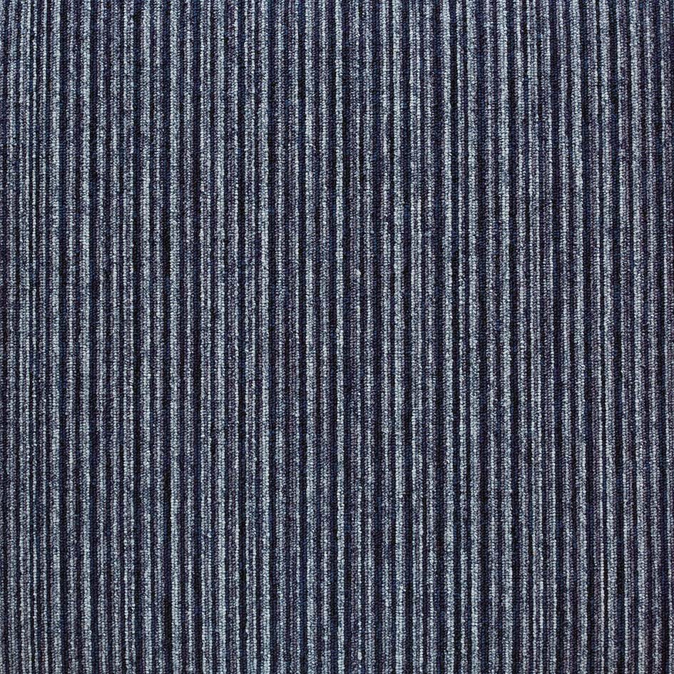 Burmatex Tivoli Multiline Great Barrier Blue Carpet Tile